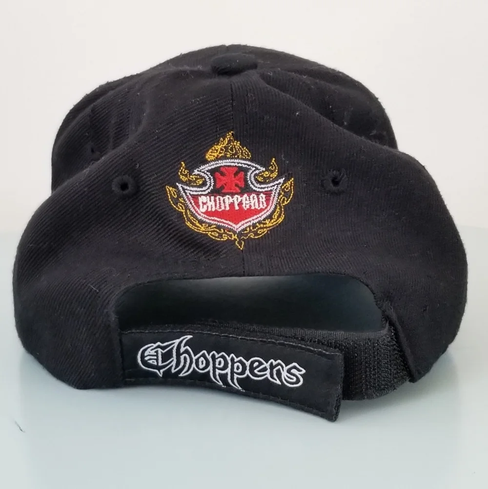 Choppers Men's black adjustable baseball Hat